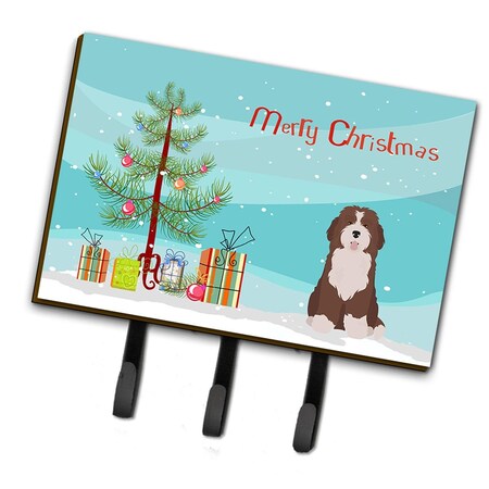 Carolines Treasures Bernedoodle No.2 Christmas Tree Leash or Key Holder CK3886TH68